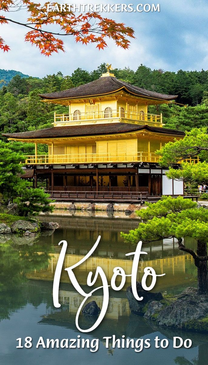 Best things to do in Kyoto Japan. Kinkaku-ji Temple, Ginkaku-ji Temple, Arashiyama Bamboo Forest, Kiyomizudera Temple, Fushimi Inari Taisha, Nijo Castle, and more.