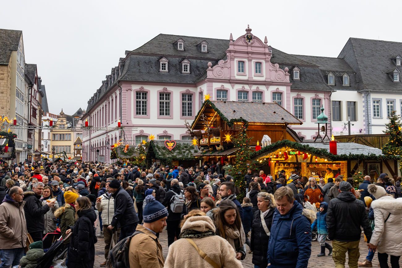 Trier Christmas Market Crowds