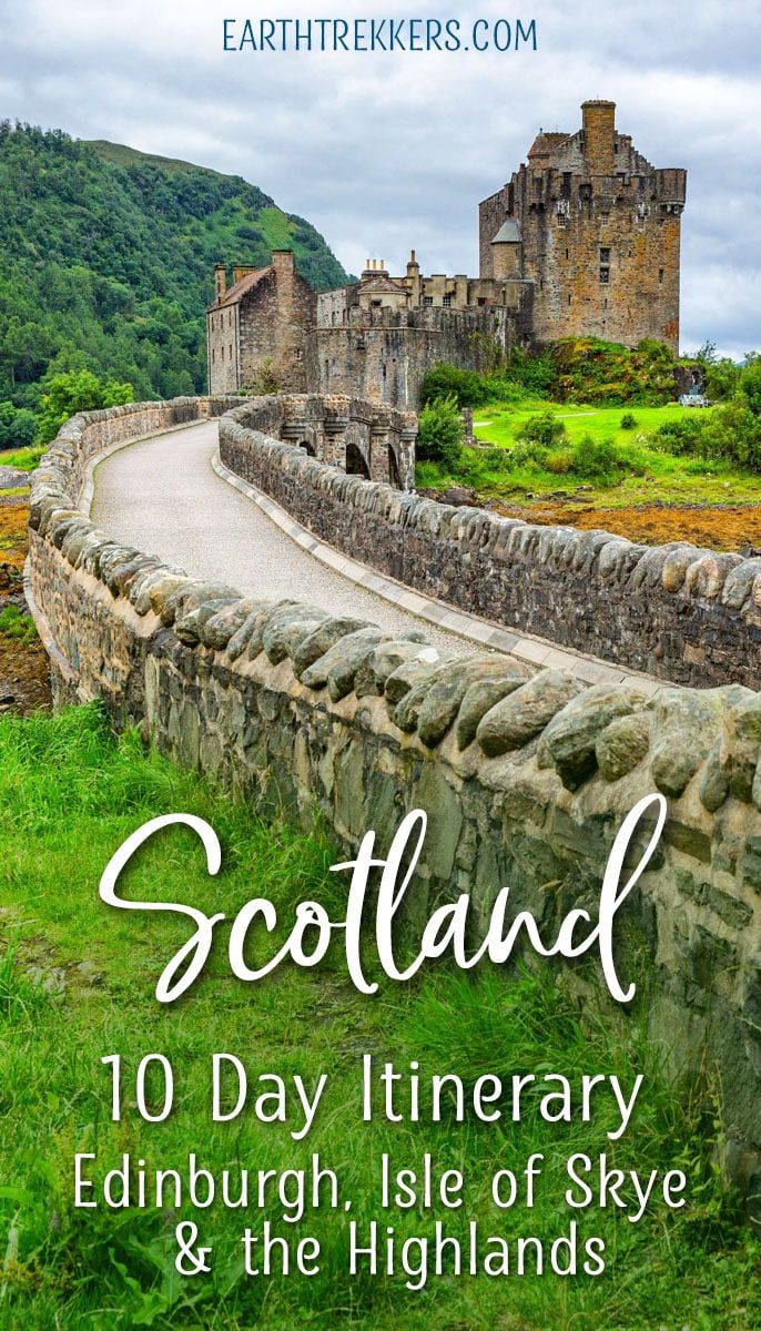 10 Day Scotland Itinerary: Edinburgh, Isle of Skye, Glencoe, Loch Ness, Glasgow, Scotland road trip.