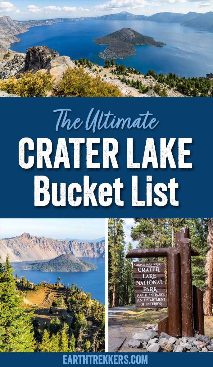 Best things to do in Crater Lake National Park, USA. Watchman Peak, Wizard Island, Garfield Peak, overlooks along Rim Drive, plus how to plan your visit.