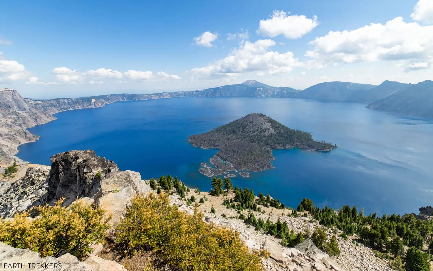 Crater Lake Panoramic View from Watchman Peak