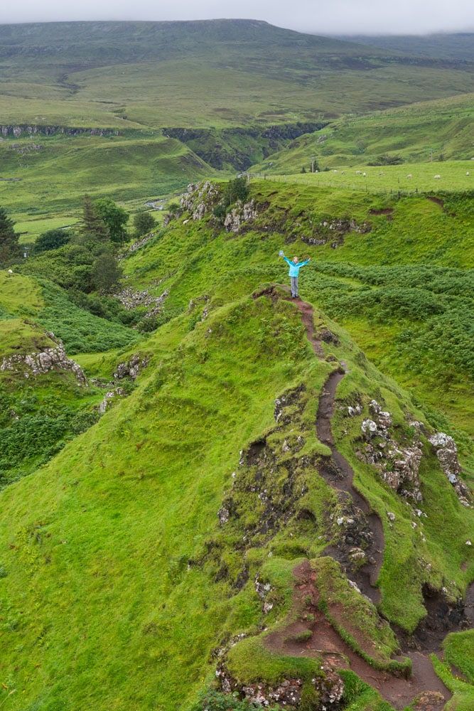 Kara at the Fairy Glen on the Isle of Skye