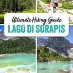 How to hike to Lago Sorapis in the Dolomites, Italy. Best hiking routes, photos, map, and helpful tips.