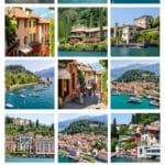 Lake Como, Italy travel guide. How to day trip to Lake Como, Bellagio, and Varenna from Milan or Lugano.