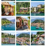 Lake Como, Italy travel guide. How to day trip to Lake Como, Bellagio, and Varenna from Milan or Lugano.