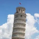 How to plan a day trip to the Leaning Tower of Pisa from Florence on the train ride to the Cinque Terre.
