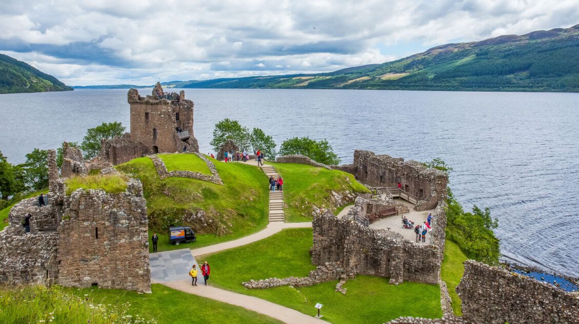 Loch Ness Urquhart Castle Scotland