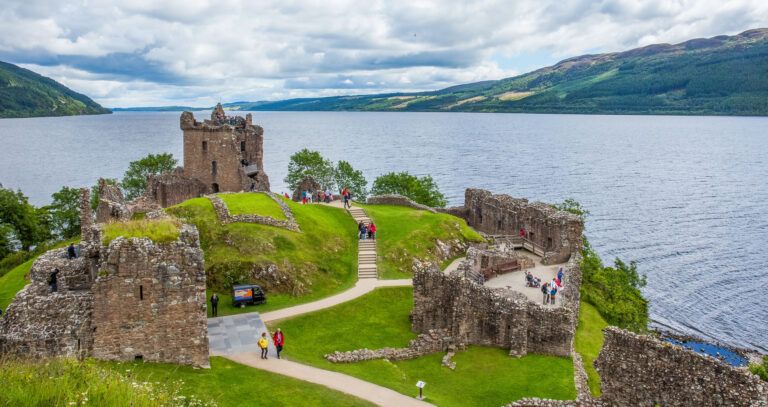 Loch Ness Urquhart Castle Scotland