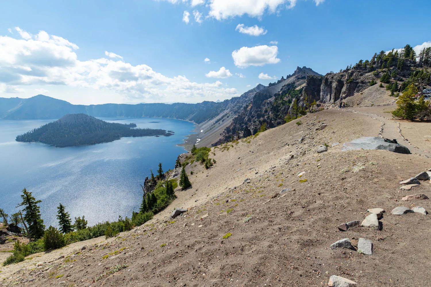 Merriam Point and a view of Wizard Island
