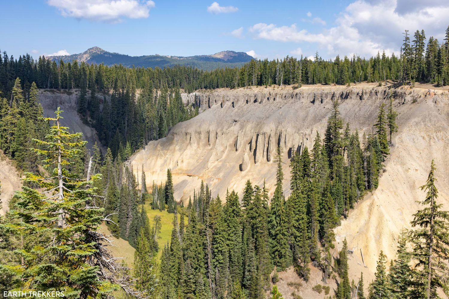 Pinnacles in Crater Lake