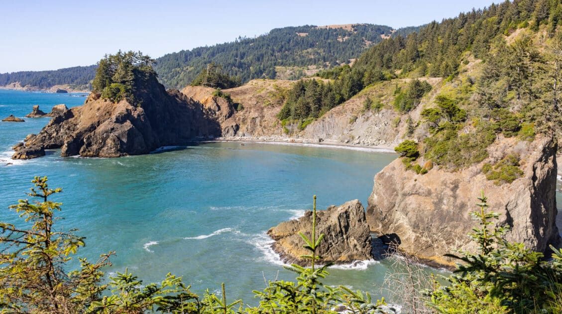 View near Arch Rock at Samuel H. Boardman Scenic Corridor