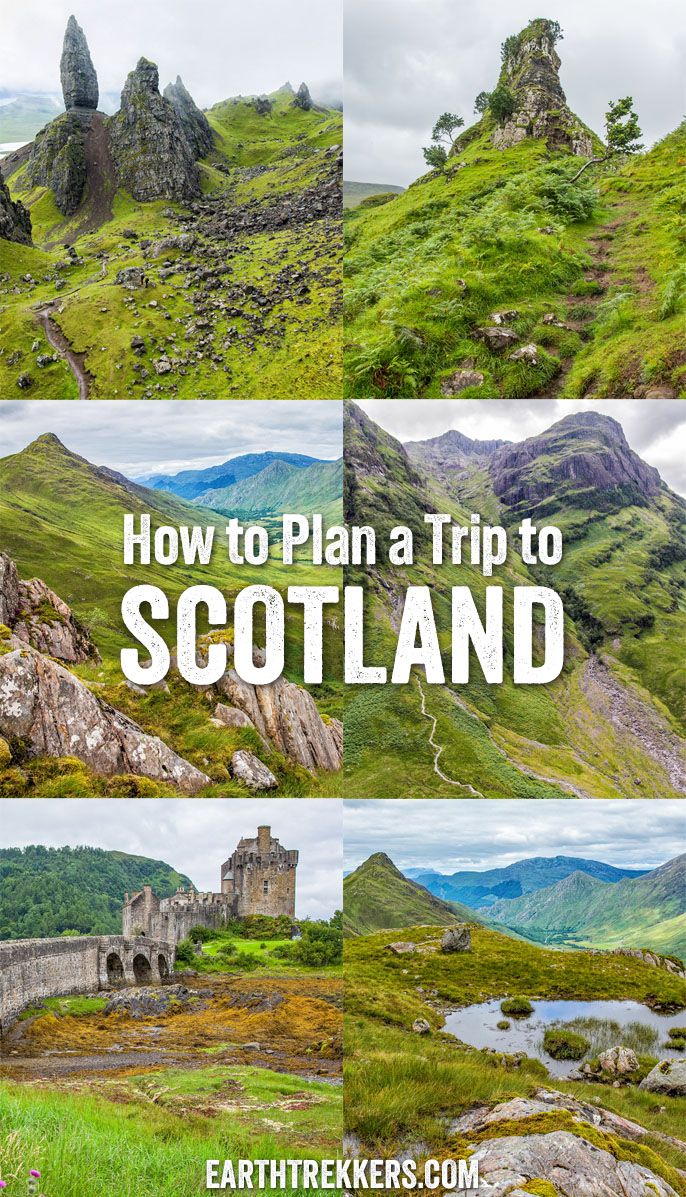 Plan your dream trip to Scotland and visit Edinburgh, Glasgow, the Isle of Skye, Loch Ness, the Highlands, Glencoe, and more.