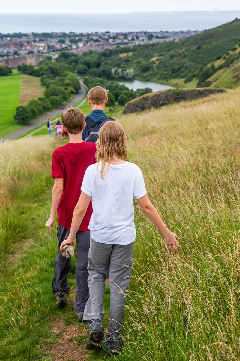 Tim Tyler Kara Arthurs Seat Hike
