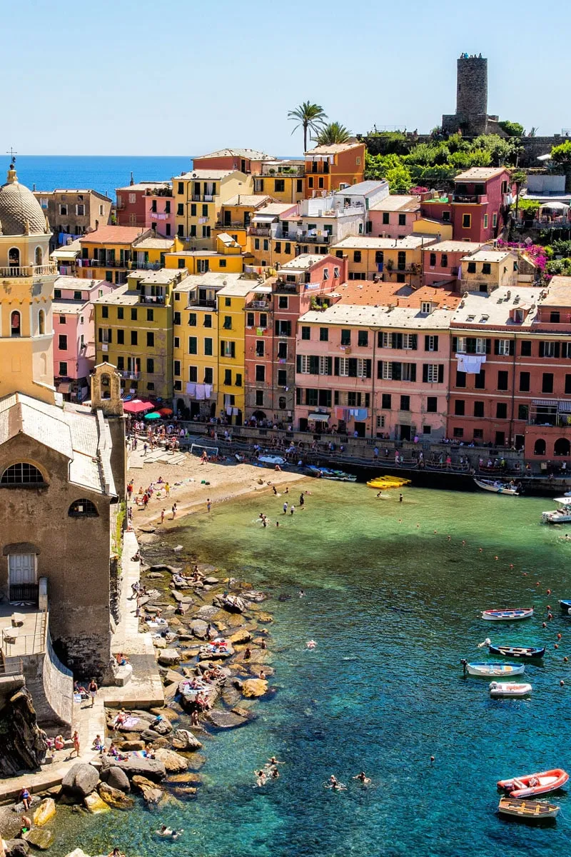 Vernazza Italy, one of the five Cinque Terre towns