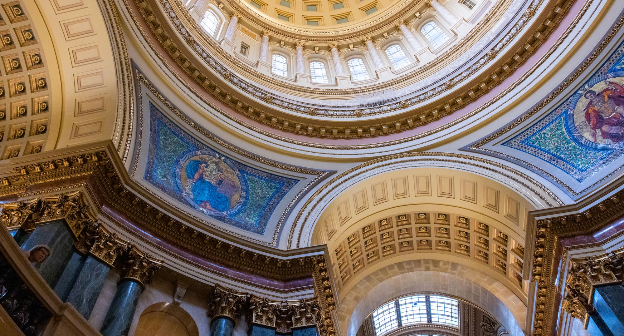 Inside the Capitol Building in Madison Wisconsin