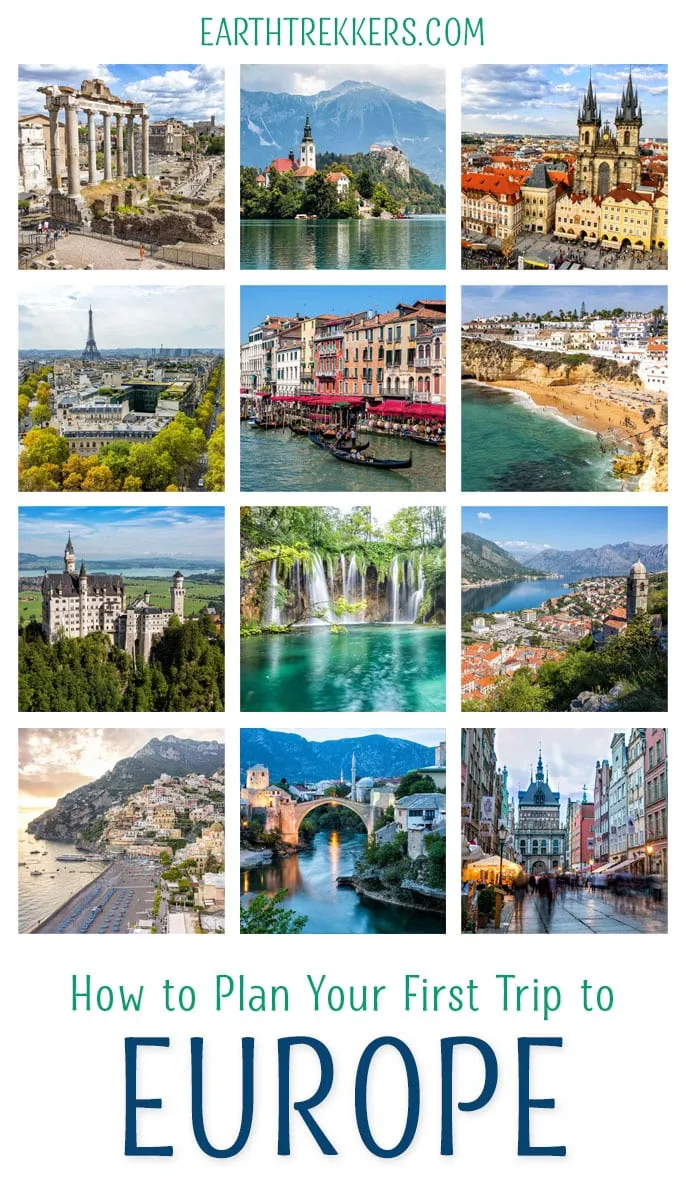 How to plan your first trip to Europe: sample itineraries, how much does a trip cost, when to go, using the trains, booking flights, tipping, visas, currency, and more.