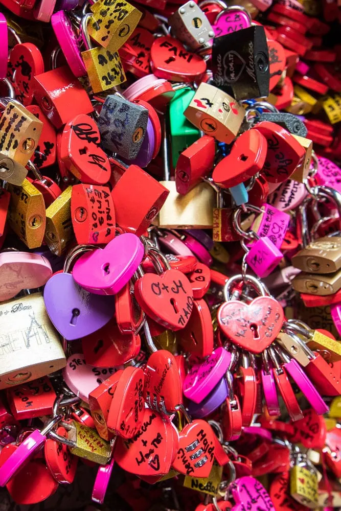 Love Locks Verona Italy