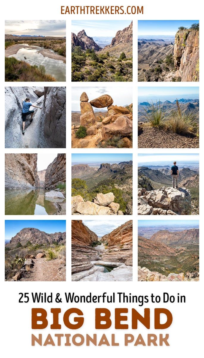 Best things to do in Big Bend National Park, Texas: Chisos Basin, Ross Maxwell Scenic Drive, Emory Peak, Boquillas del Carmen, Rio Grande, Terlingua, stargazing, and much more.