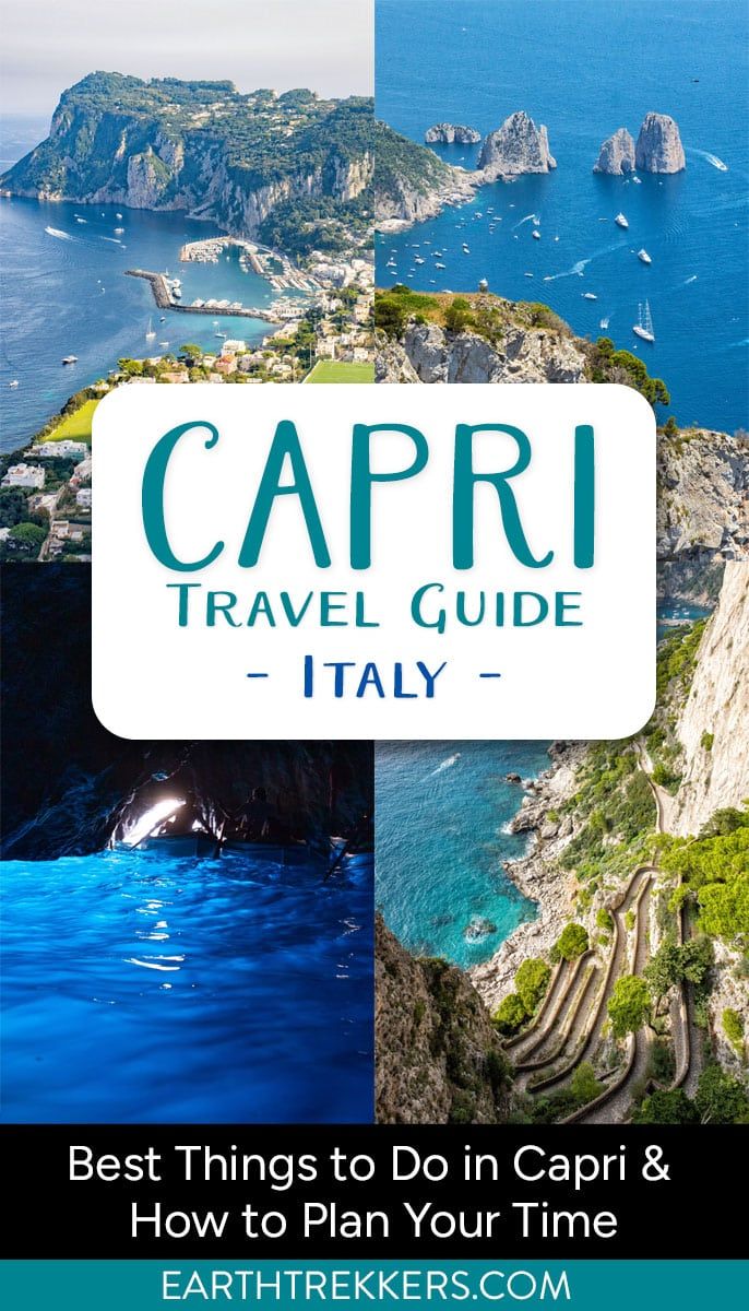 Best things to do in Capri, Italy: Blue Grotto, Capri, Anacapri, Via Krupp, Monte Solaro, hiking trails, where to eat and how to get here.