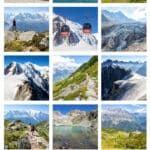 Best things to do in Chamonix, France in the summer. Aiguille du Midi, best hikes in Chamonix, Balcon Nord Trail, Lac Blanc, Argentiere Glacier, Tour du Mont Blanc, Walker's Haute Route, Mer de Glace.