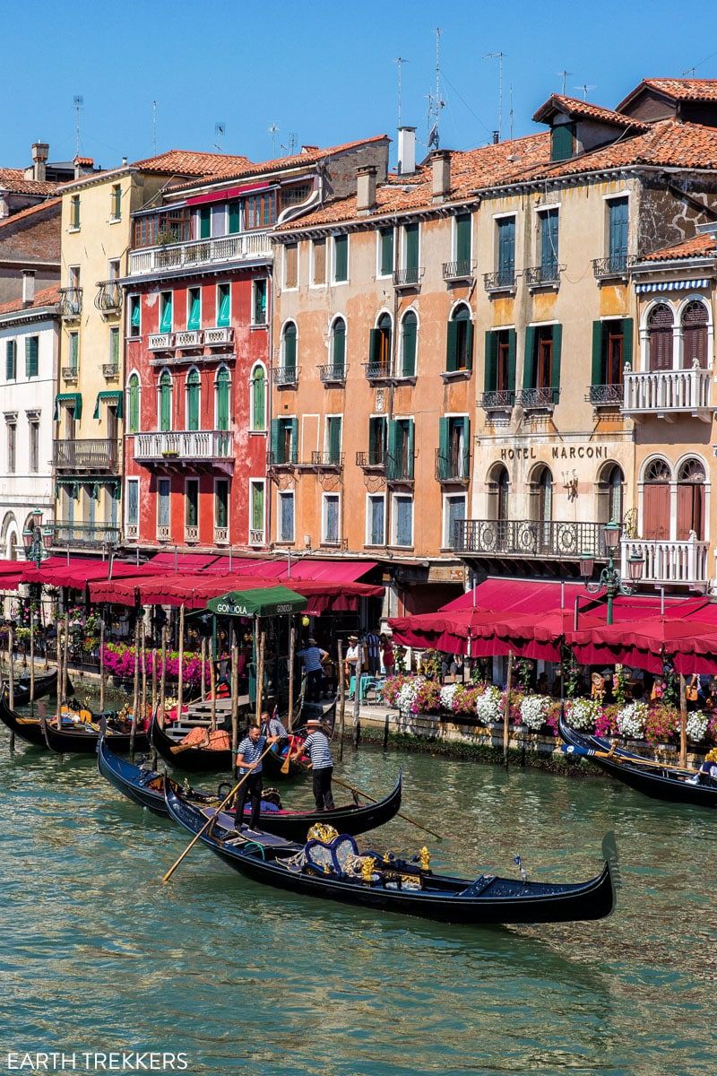 Grand Canal Venice with Gondolas