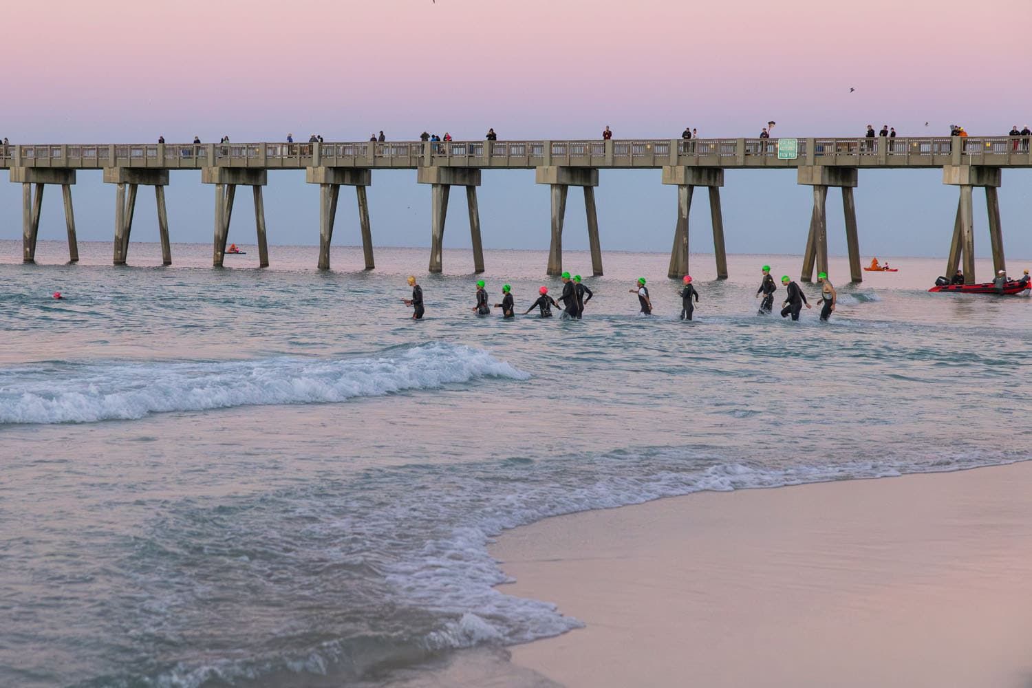 Ironman Florida First Swimmers