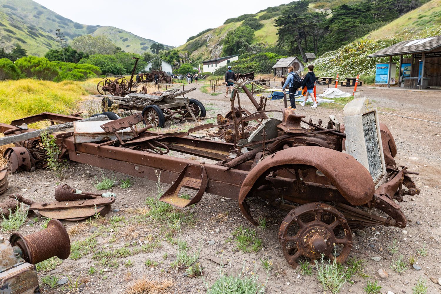 Old Farm Equipment Channel Islands