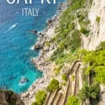 One day in Capri, Italy. See the highlights: Capri, Anacapri, the Blue Grotto, Giardini di Augusto, Via Krupp, Marina Grande, Faraglioni Rocks, a boat tour of the island.