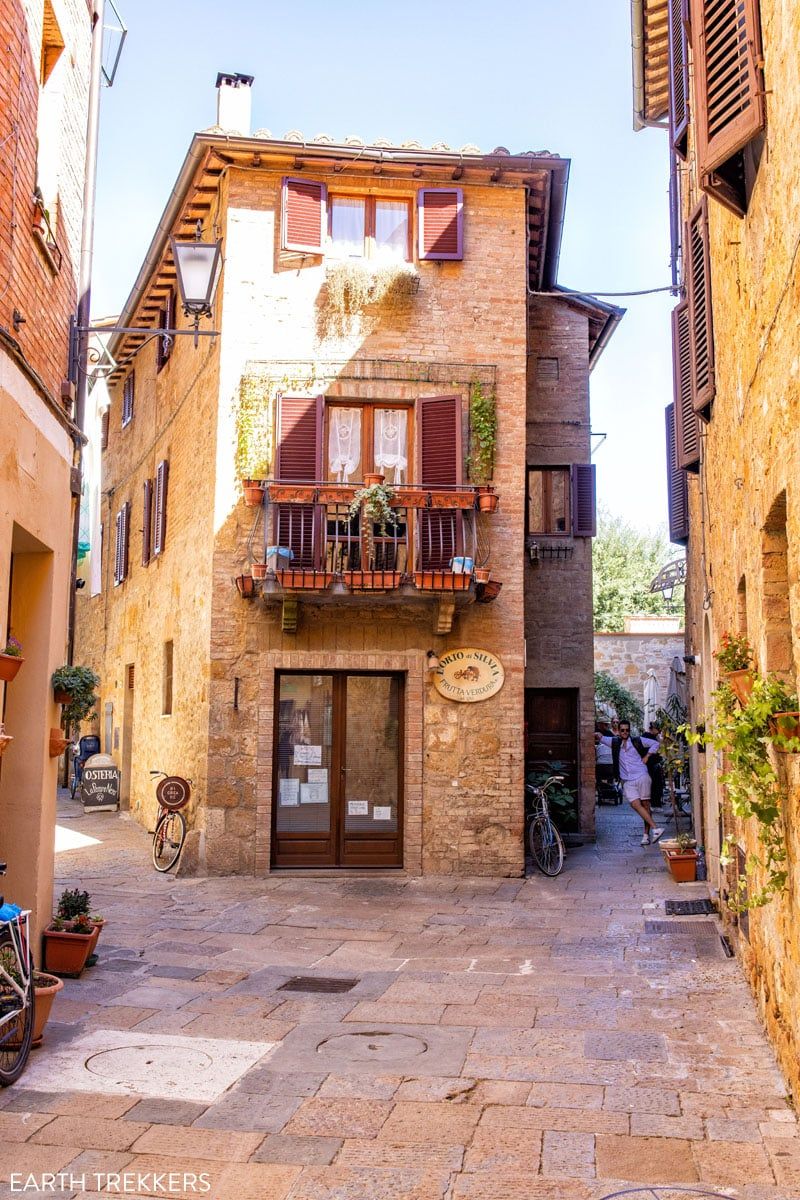 Side street in Pienza Italy