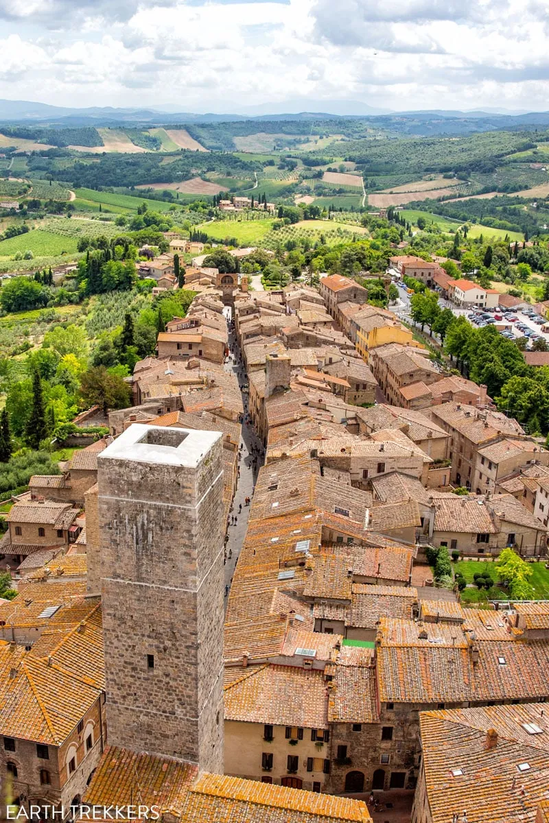 San Gimignano Tuscany Italy in Summer