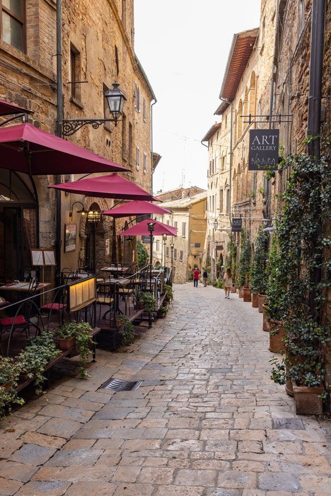 Street in Volterra Italy