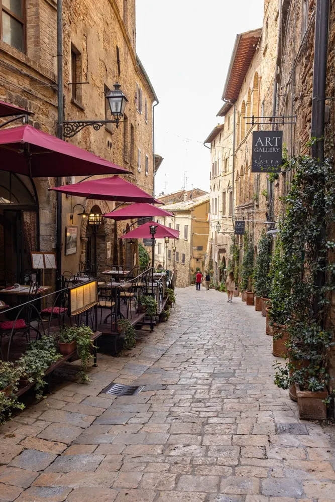 Street in Volterra Italy