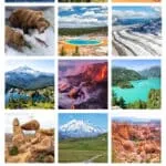 Complete guide to all 63 US national parks in the USA: Yellowstone, Grand Canyon, Arches, Acadia, Yosemite, Glacier, Denali, Everglades, Zion, Bryce Canyon, and many more.