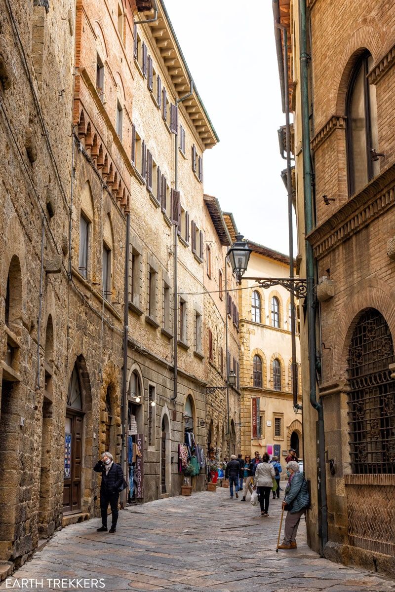 Volterra Italy Medieval Street