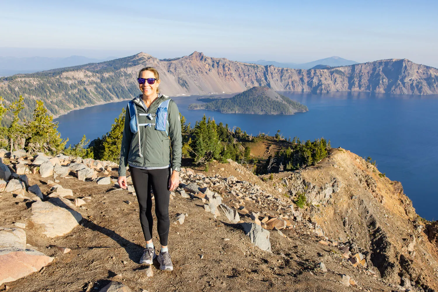 Julie on Garfield Peak