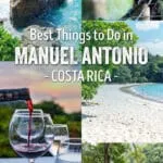 Best things to do in Manuel Antonio, Costa Rica. Best beaches, ziplining tours, night tours and how to day trip to Marino Ballena National Park and Nauyaca Waterfall.