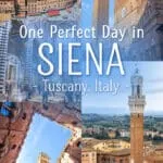 One day in Siena, Italy. A complete itinerary for where to go, what to do, and the best restaurants to try. See the Duomo, climb the Torre del Mangia, and explore the historic old town.