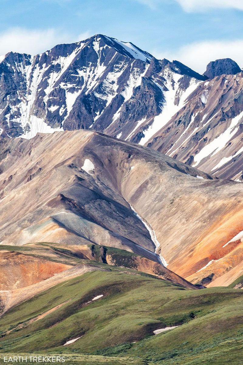 Polychrome Mountains Denali National Park