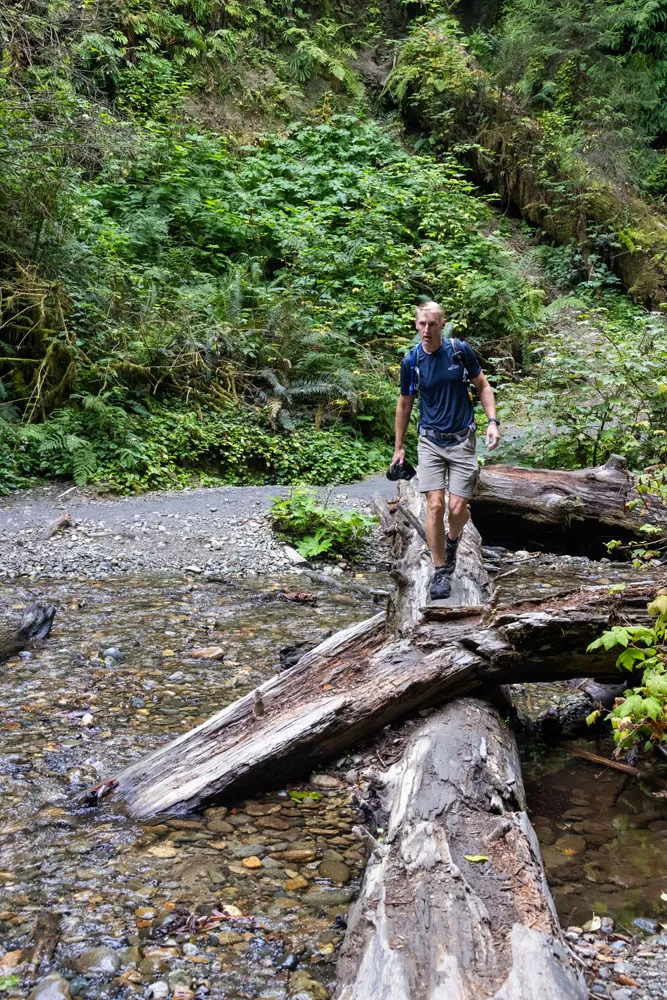 Tim in Fern Canyon