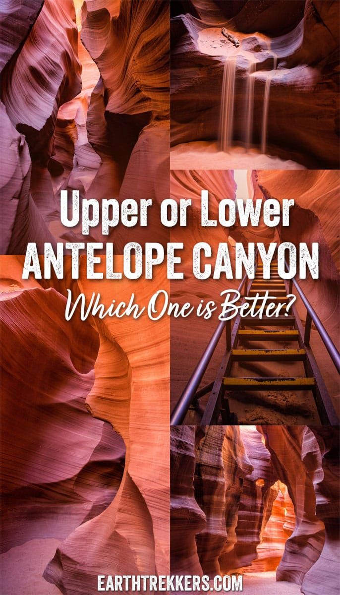 We visited both Upper and Lower Antelope Canyon in Page, Arizona. Here's the best one to visit.