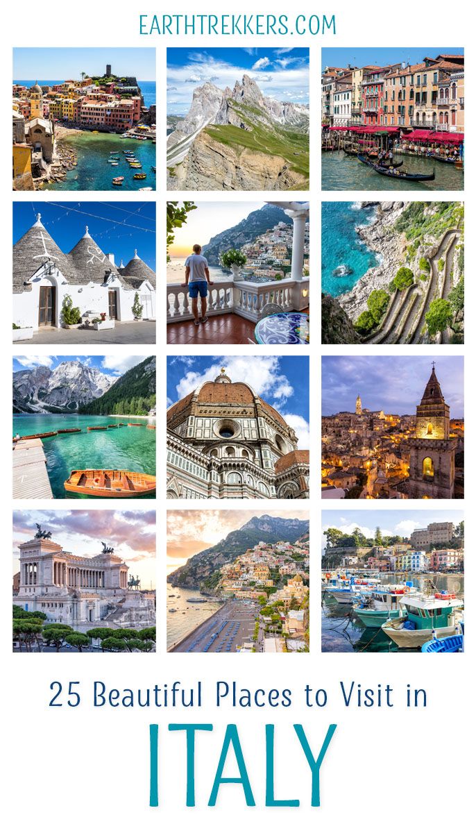 Beautiful Places to Visit in Italy