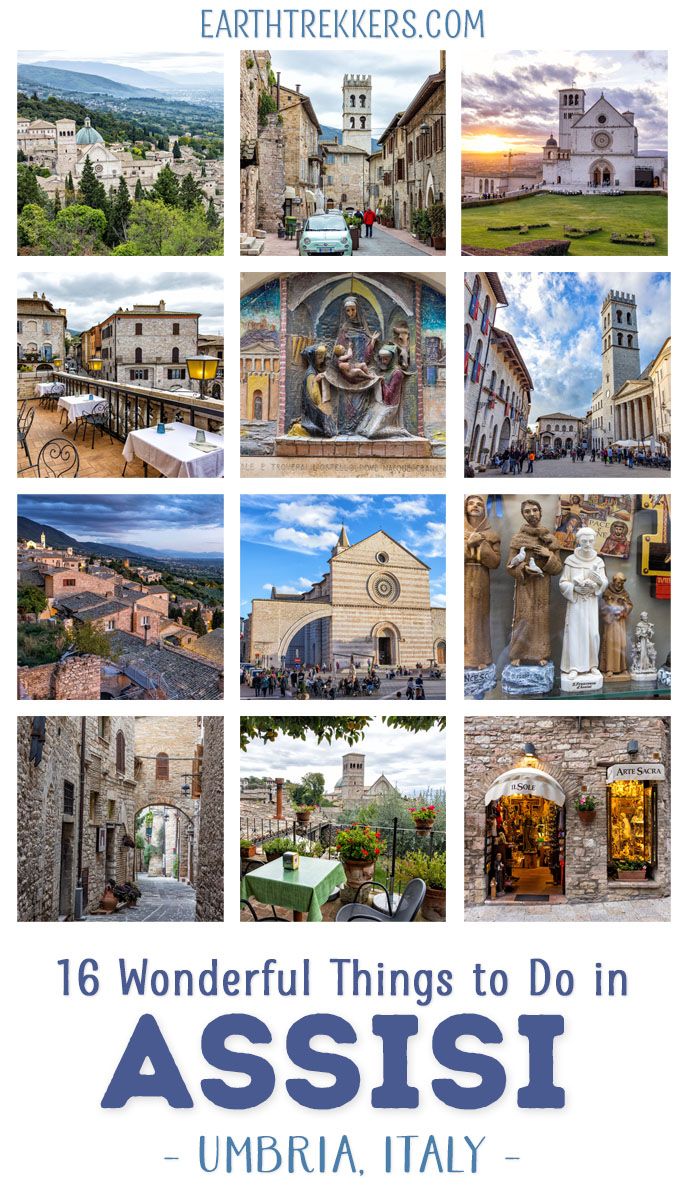 Best things to do in Assisi, Umbria, Italy. Visit the historic and religious sites and learn about the life and history of St. Francis.