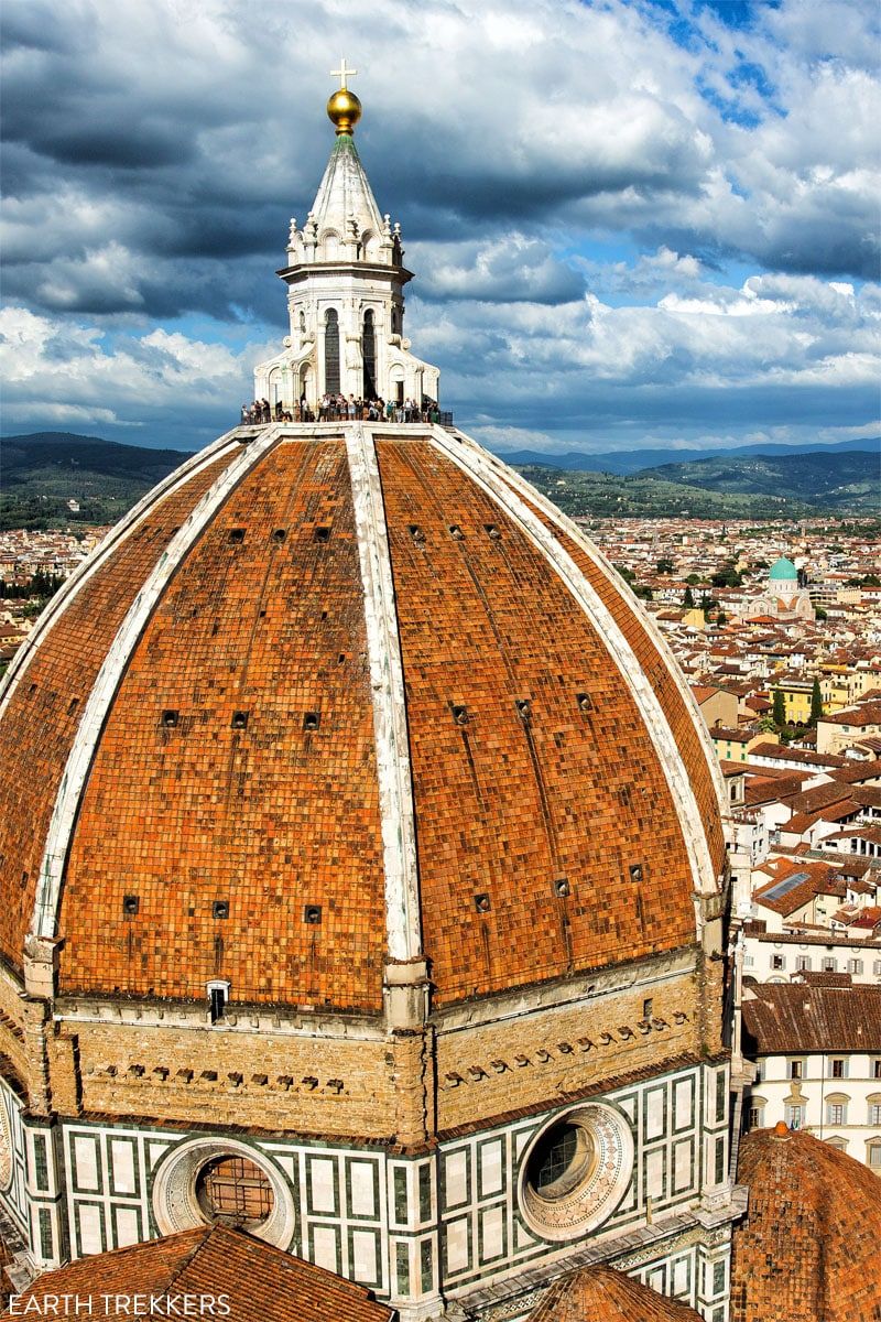 Best views of Florence, Duomo dome from the campanile