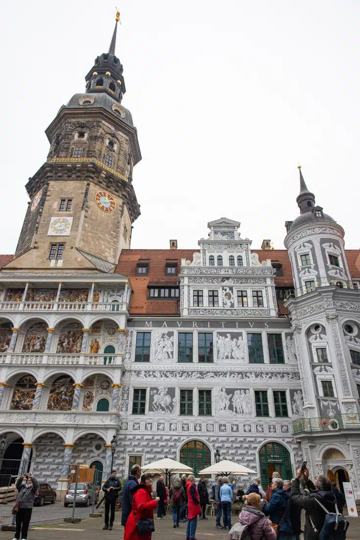 Dresden Royal Palace Courtyard