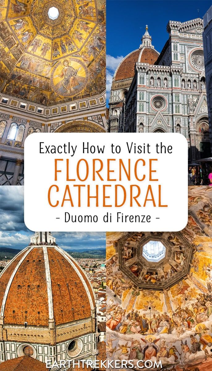 How to visit the Florence Cathedral (the Duomo di Firenze). Ticket types, dome climb, Baptistery, Giotto's Bell Tower, the museum, and Santa Reparata.
