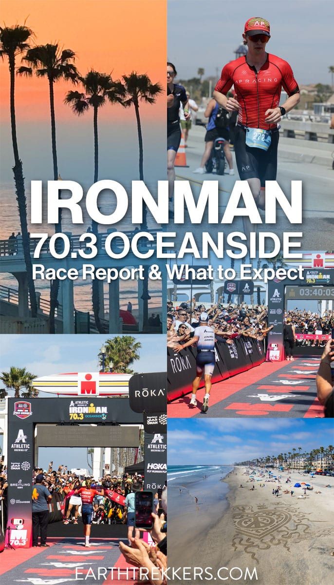 Ironman 70.3 Oceanside triathlon in California: race report and what to expect.