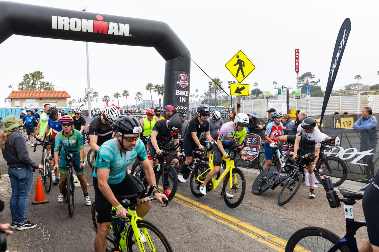 Ironman Oceanside Bike Mount Crowd