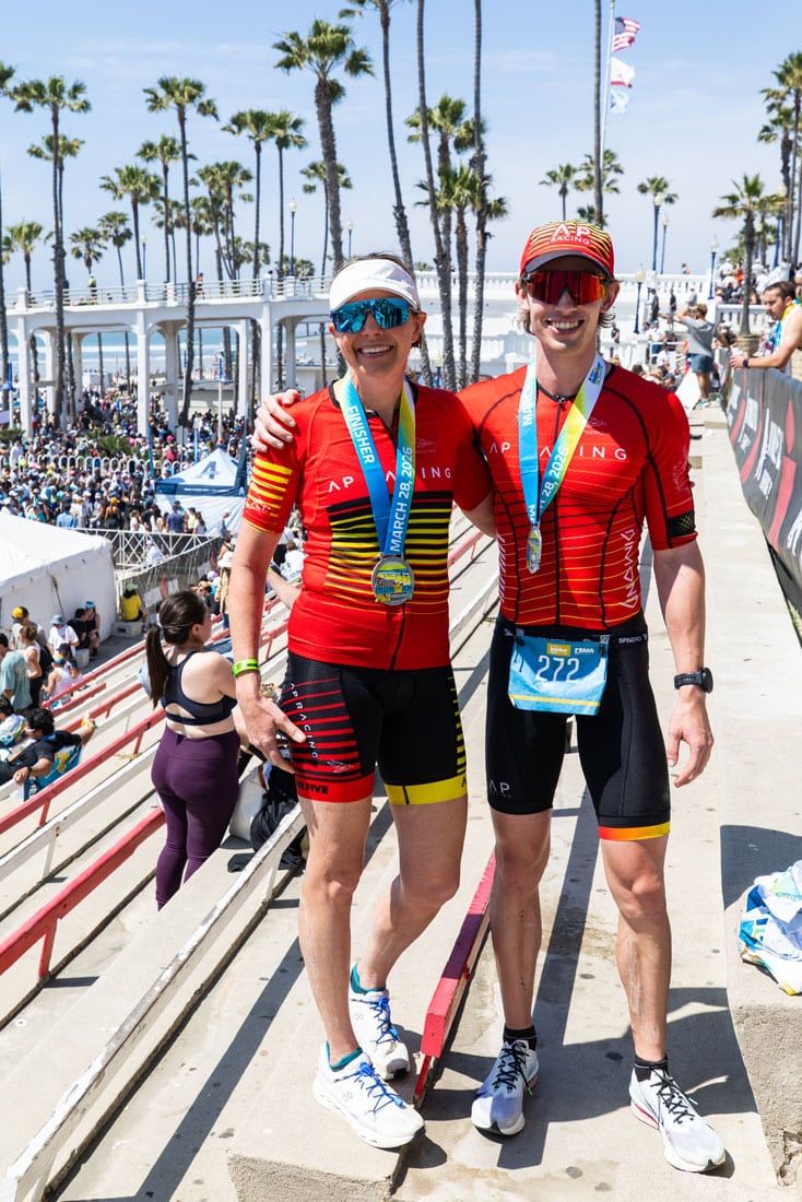 Julie and Tyler Post Race