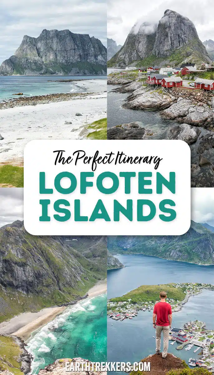 Lofoten Islands itinerary, Northern Norway. Go on a road trip to Svolvaer, Reine, Hamnoy, Å i Lofoten, Nusfjord, Henningsvaer, and more.