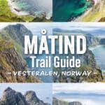Complete hiking guide for Matind and the Stave Bleik Coastal Trail on the Vesteralen Islands, Norway.